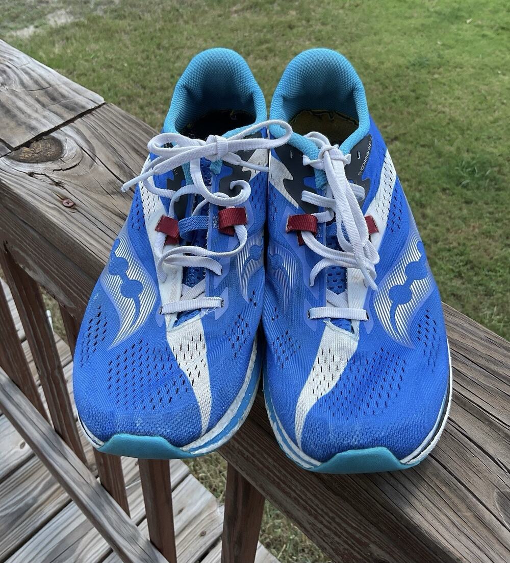 Saucony Men's Size 9.5 Blue White Read S20687-30
